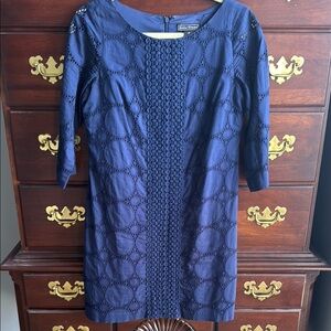 Jessica Howard  Blue Lace Dress
